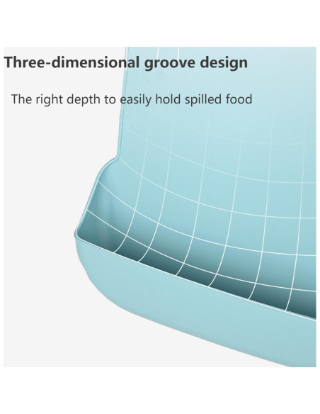 Paquete de 2 Baberos de Silicona Impermeables YYGMSS 52x36cm Paquete de 2 Baberos de Silicona Impermeables YYGMSS 52x36cm