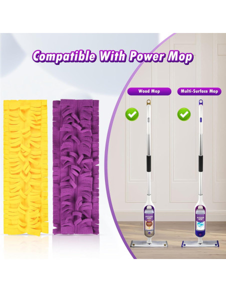 Paquete de 3 almohadillas de fregona BTRSOLUS para Swiffer