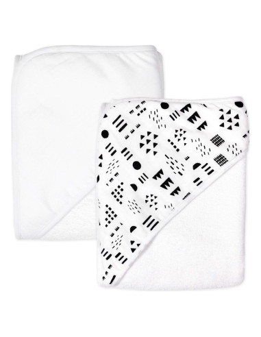 Toallas con Capucha HonestBaby 100% Algodón Orgánico 2-Pack