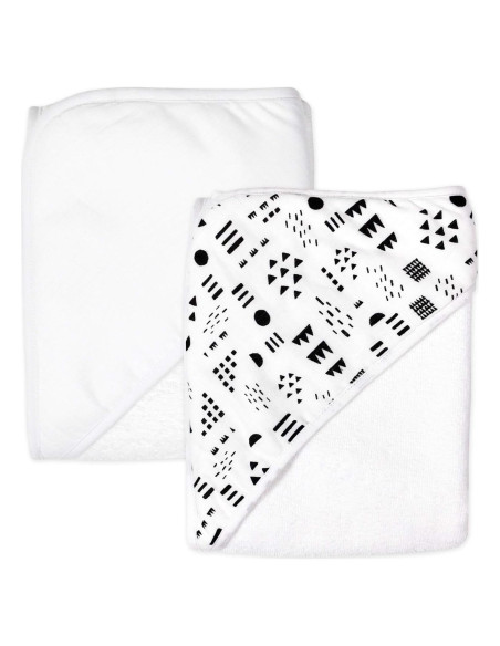 Toallas con Capucha HonestBaby 100% Algodón Orgánico 2-Pack