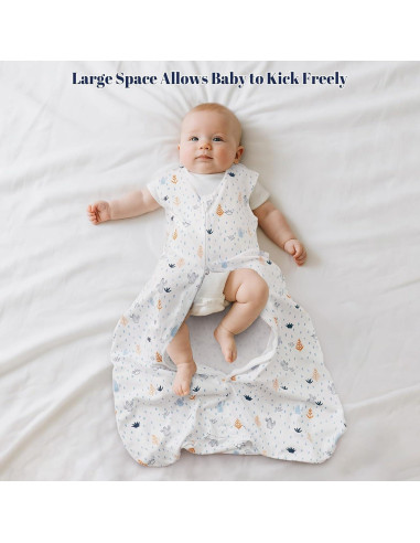 Saco de Dormir para Bebés PHF 0-6 Meses Dinosaurio 2 Paquetes