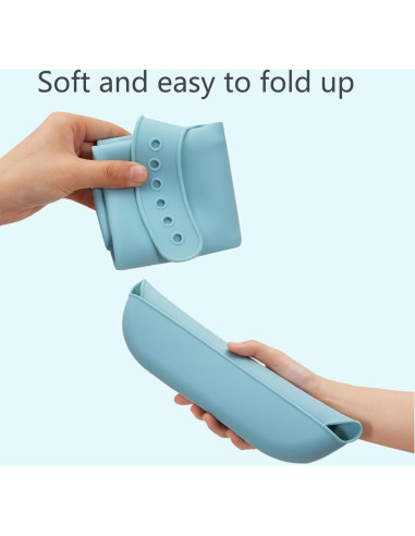 Paquete de 2 Baberos de Silicona Impermeables YYGMSS 52x36cm