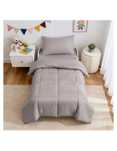 Conjunto de Ropa de Cama ZPECC para Niños 4 Piezas Hipoalergénico