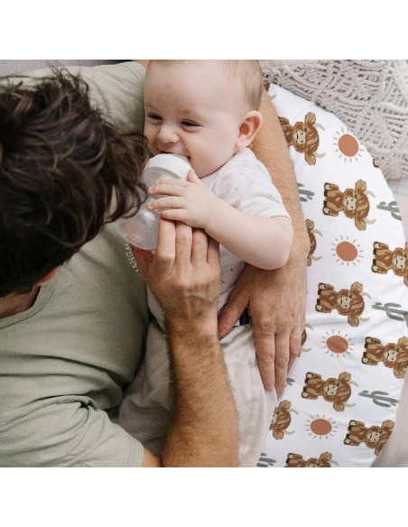 Funda de Almohada de Lactancia HawSkgFub Boho Vaca 55.88x45.72cm