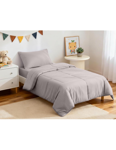 Conjunto de Ropa de Cama ZPECC para Niños 4 Piezas Hipoalergénico