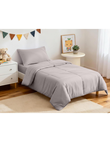 Conjunto de Ropa de Cama ZPECC para Niños 4 Piezas Hipoalergénico