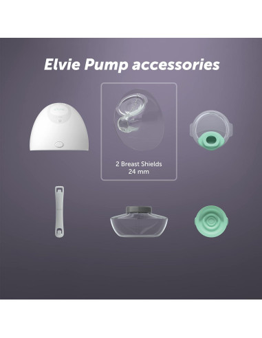Protectores de Pezón Elvie 24mm - 2 Paquetes Libres de BPA