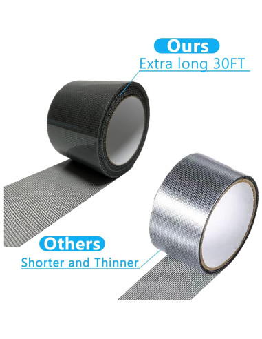 Cinta de Reparación de Pantalla de Ventana Lussgucc 5cm x 9.14m