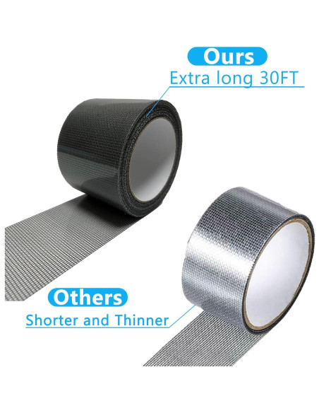 Cinta de Reparación de Pantalla de Ventana Lussgucc 5cm x 9.14m