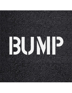 Plantilla de Bache 30.48 cm Marketing Holders para Pavimento 2