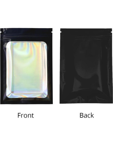 Bolsas Mylar Holográficas Reutilizables 6.9x10.2cm 4CP