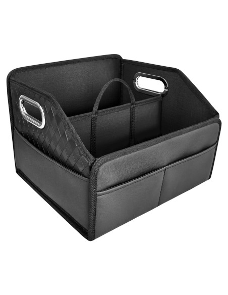 Organizador de Asiento de Coche TKSATMD Plegable Negro 22L