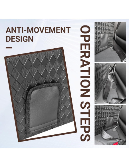 Organizador de Asiento de Coche TKSATMD Plegable Negro 22L