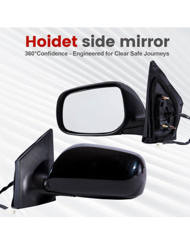 Espejo Lateral Hoiedt Toyota Corolla 2009-2013 Izquierdo Eléctrico