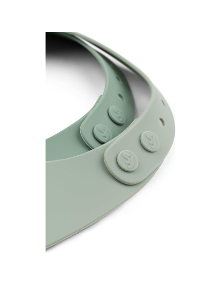 Baberos de Silicona Croco Verde Done by Deer 2-Pack Ajustables Baberos de Silicona Croco Verde Done by Deer 2-Pack Ajustables