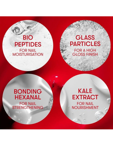 Esmalte de Uñas 4-en-1 Nails Inc Addison Rosa Iridiscente 13.93 ml