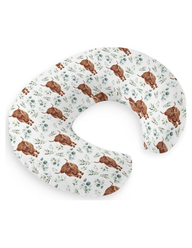 Funda de Almohada de Lactancia HawSkgFub Vaca 55.88x45.72cm