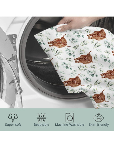 Funda de Almohada de Lactancia HawSkgFub Vaca 55.88x45.72cm