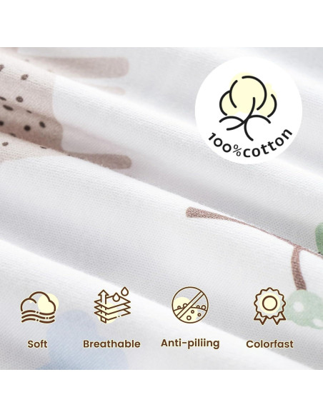 Saco de Dormir para Bebés PHF 100% Algodón Orgánico 0-6 Meses