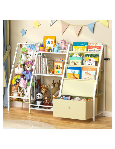 Estantería Infantil ikkle 3 Niveles Almacenamiento Juguetes