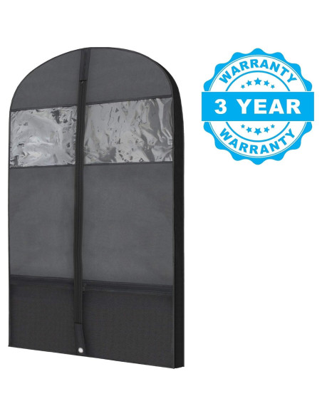 Bolsas de Ropa Negras Plixio 43" para Viaje y Almacenamiento