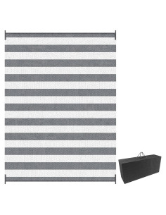 Alfombra Exterior Reversible Outsunny 2.74x3.66m Impermeable