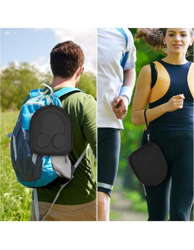 Funda Dura EVA ZUJFPL para Auriculares Inalámbricos Negro