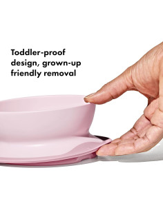 Tazón de Succión OXO Tot Stick & Stay Floral 16 cm 2