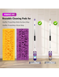 Almohadillas de recambio Swiffer PowerMop 4 unidades Microfibra 2