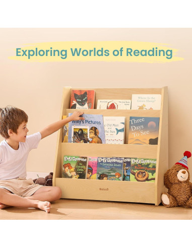 Estantería Montessori Bateso 3 Niveles Madera Infantil