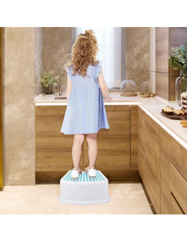 Escalera Antideslizante para Niños Tiawudi - 2 Paquetes Azul