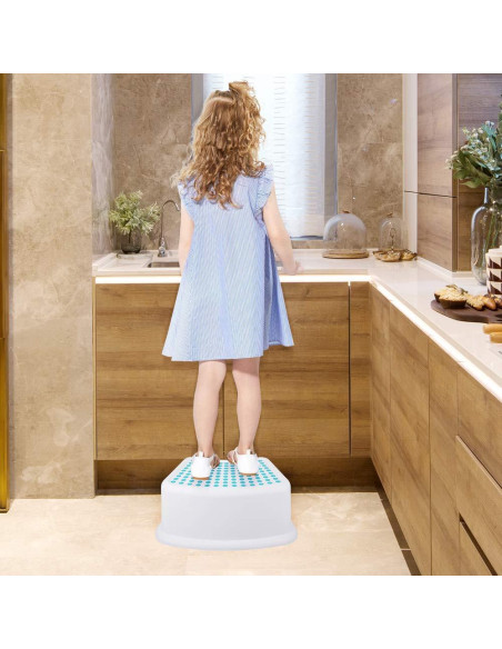 Escalera Antideslizante para Niños Tiawudi - 2 Paquetes Azul