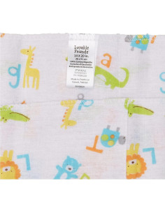 Pañales de Eructo Luvable Friends Algodón Franela 4 Unidades 2