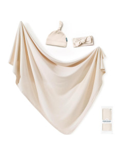 Manta de Envuelo GRSSDER para Recién Nacidos 83.82x111.76 cm