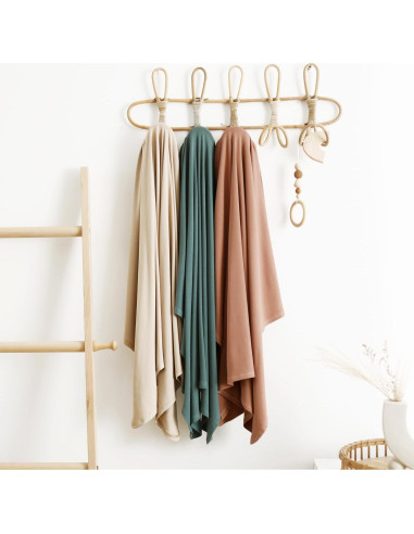 Manta de Envuelo GRSSDER para Recién Nacidos 83.82x111.76 cm