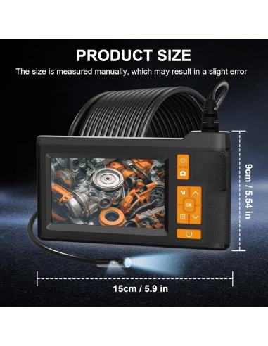 Cámara Endoscópica Ginocaco Doble Lente 4.3" HD IP67