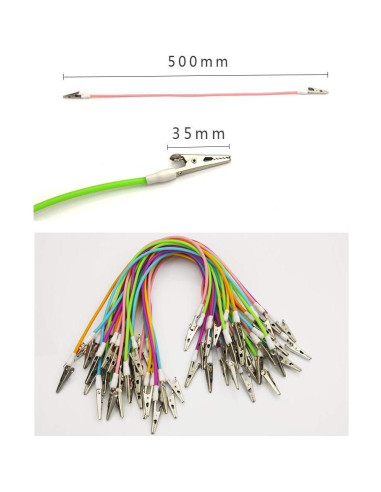 5 Clips para Baberos Dentales Angzhili Silicona Multicolor