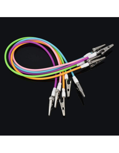 5 Clips para Baberos Dentales Angzhili Silicona Multicolor