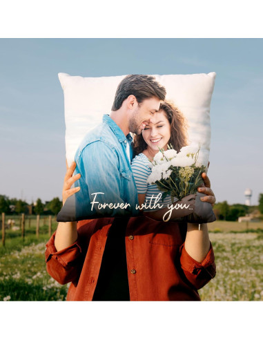 Almohada Personalizada de Pareja 40 cm - Regalo San Valentín
