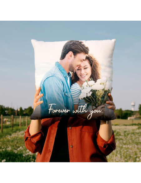 Almohada Personalizada de Pareja 40 cm - Regalo San Valentín