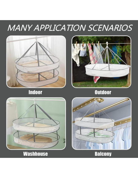 Perchero Plegable WEISGJA 1 Nivel 80 cm Secador de Ropa