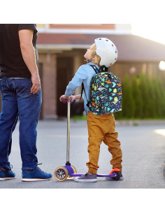 Mochila Infantil Zicac Azul 30x23x13cm para Niños 3-5 Años 2
