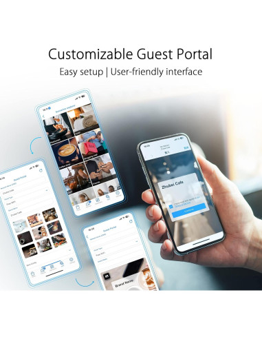ASUS ExpertWiFi EBM68 AX7800 WiFi 6 Tri-Banda Empresarial
