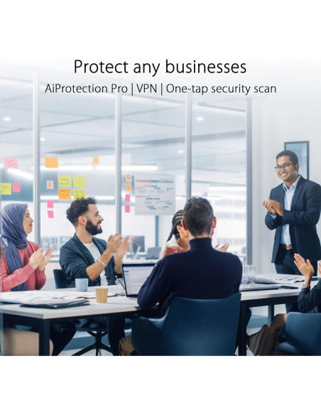 ASUS ExpertWiFi EBM68 AX7800 WiFi 6 Tri-Banda Empresarial