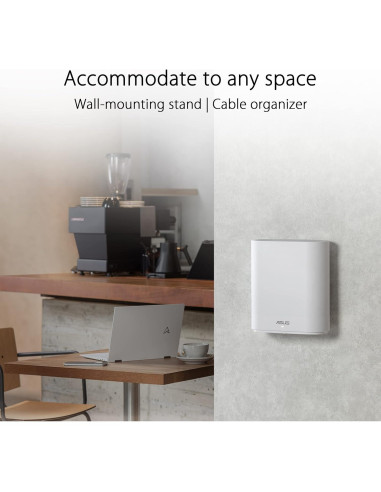 ASUS ExpertWiFi EBM68 AX7800 WiFi 6 Tri-Banda Empresarial