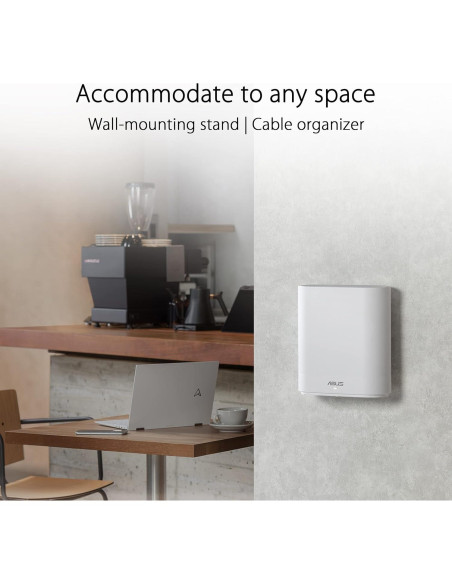 ASUS ExpertWiFi EBM68 AX7800 WiFi 6 Tri-Banda Empresarial