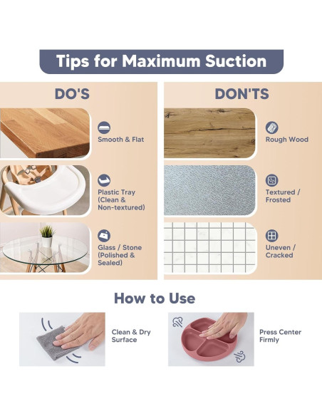 Juego de Alimentación para Bebés WiLLBEttER 6 Piezas Rosa