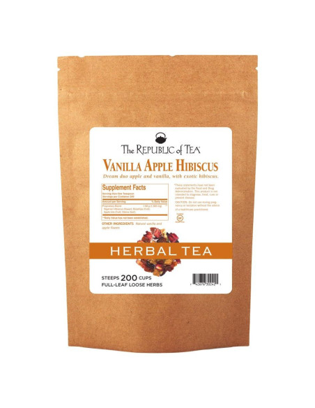 Té de Hierbas Hibisco, Vainilla y Manzana The Republic Of Tea 0.45 kg