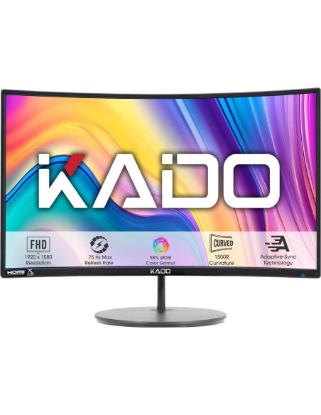 Monitores Curvados Kado C27X Doble 27" 1920x1080 75Hz HDMI