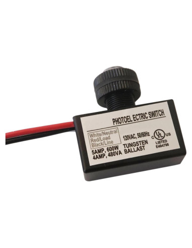 Interruptor Fotoeléctrico LoveDeal 120V Automático para Exterior